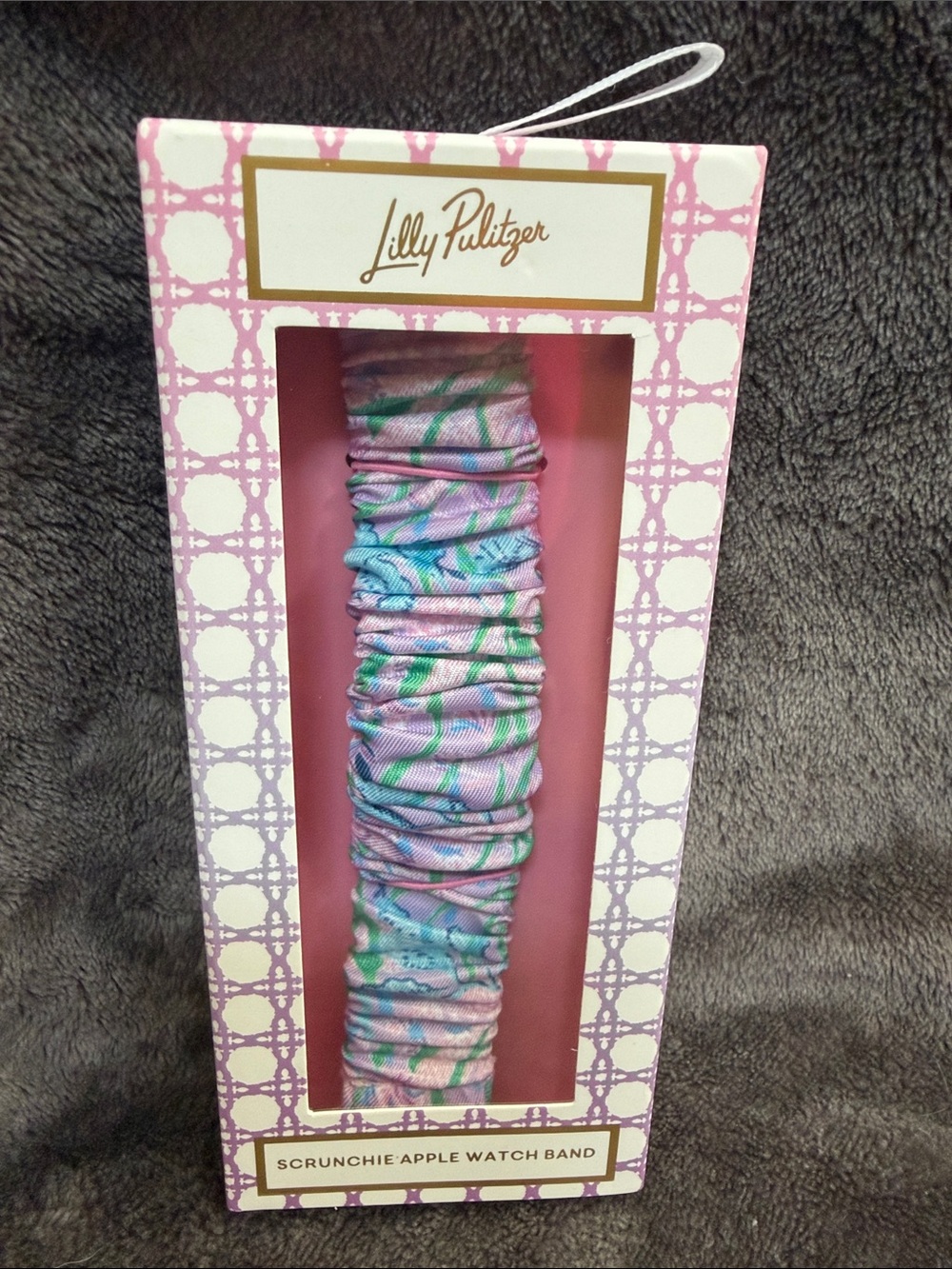 Lilly Pulitzer Kids Pastel Multi Scrunchie Apple Watch Band